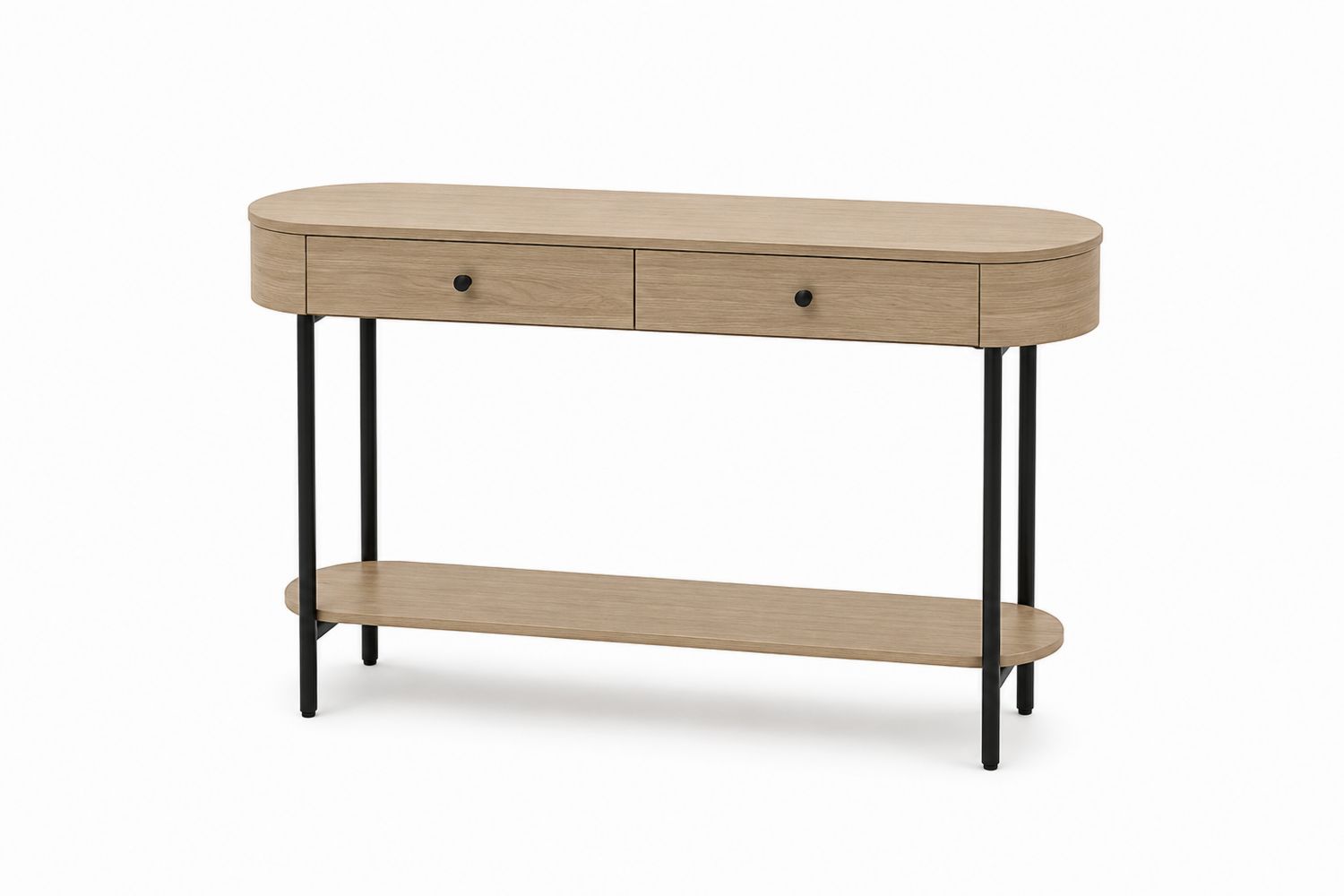 Consolle in Legno e Metallo con Cassetti