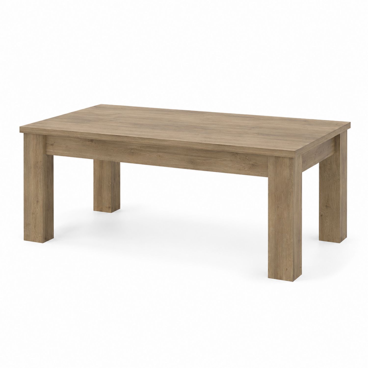 Tavolo da pranzo rettangolare in legno di quercia