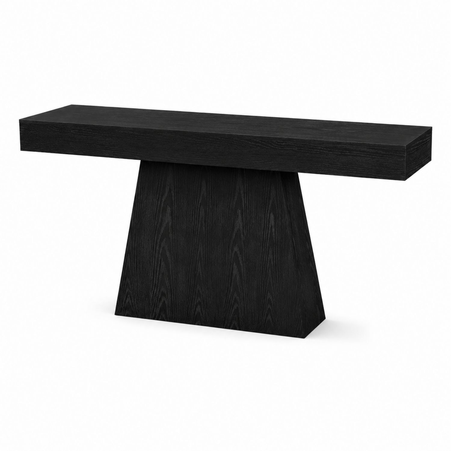 Consolle in Legno di Frassino Nero 120 cm