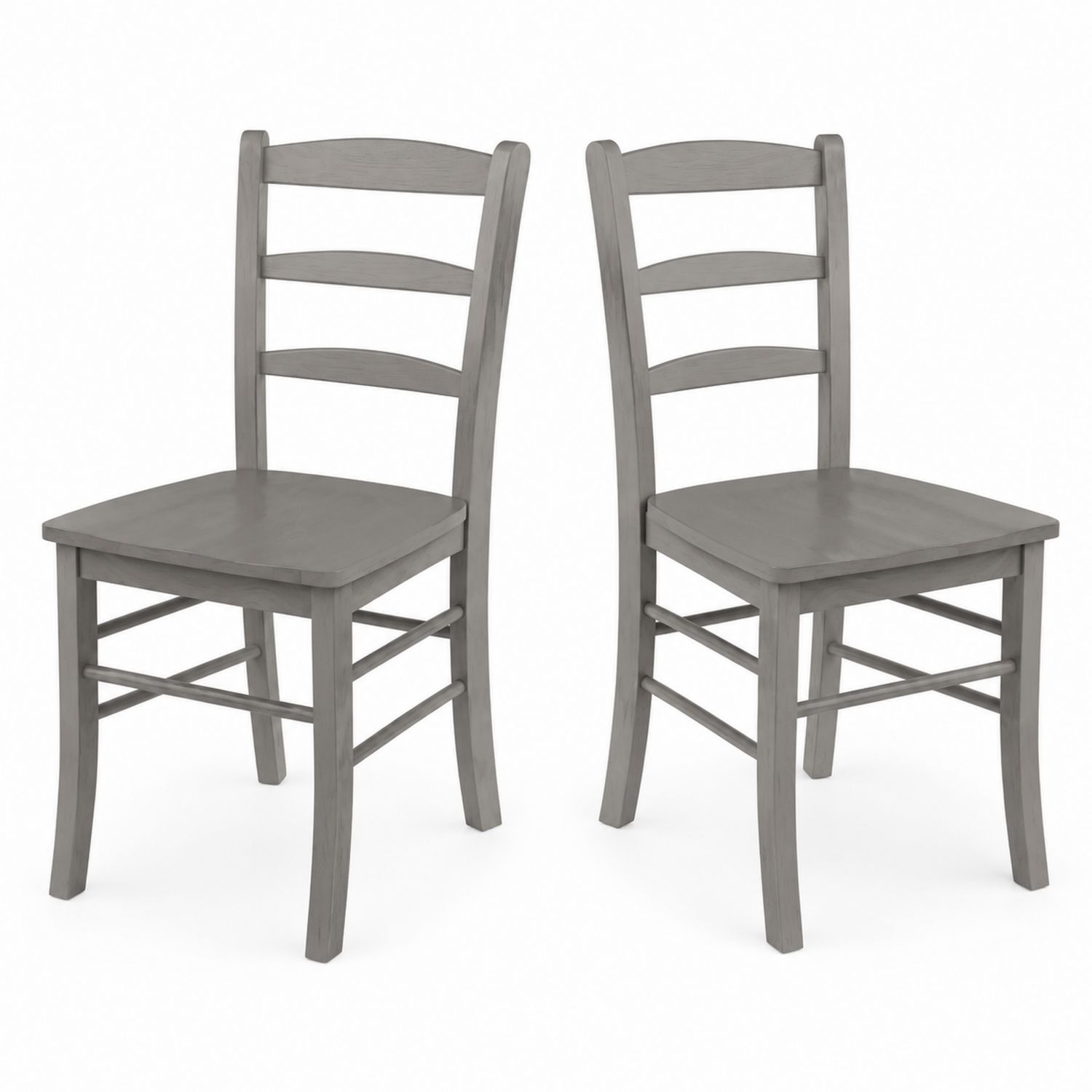 Set di 2 sedie in legno massello-Plypractical