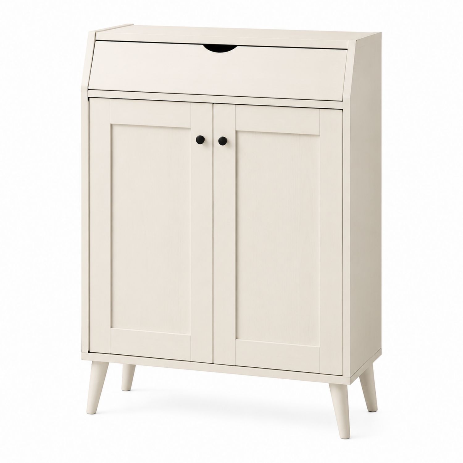 Scarpiera in MDF Avorio a 2 Ante-Plypractical