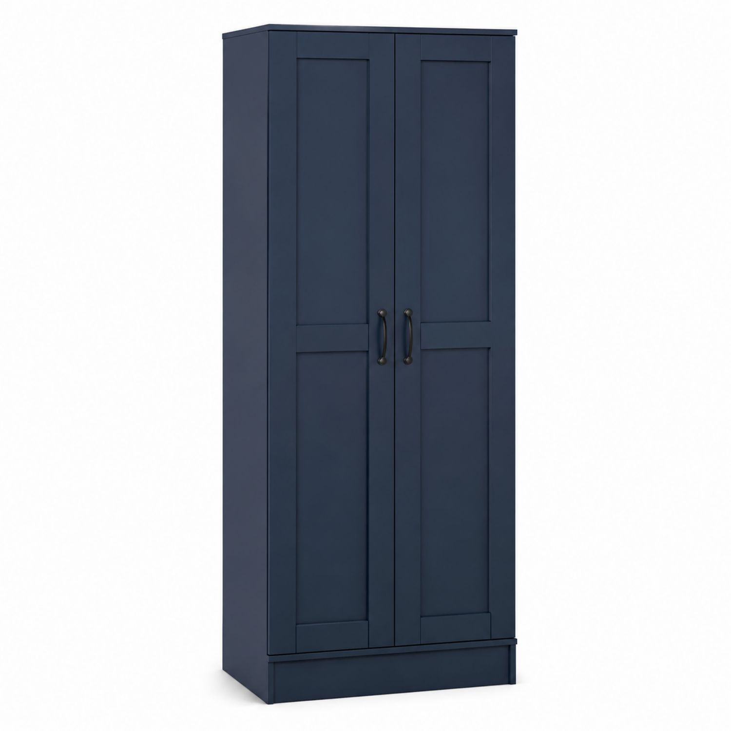 Armadio a 2 ante in MDF Blu 200 cm-Plypractical