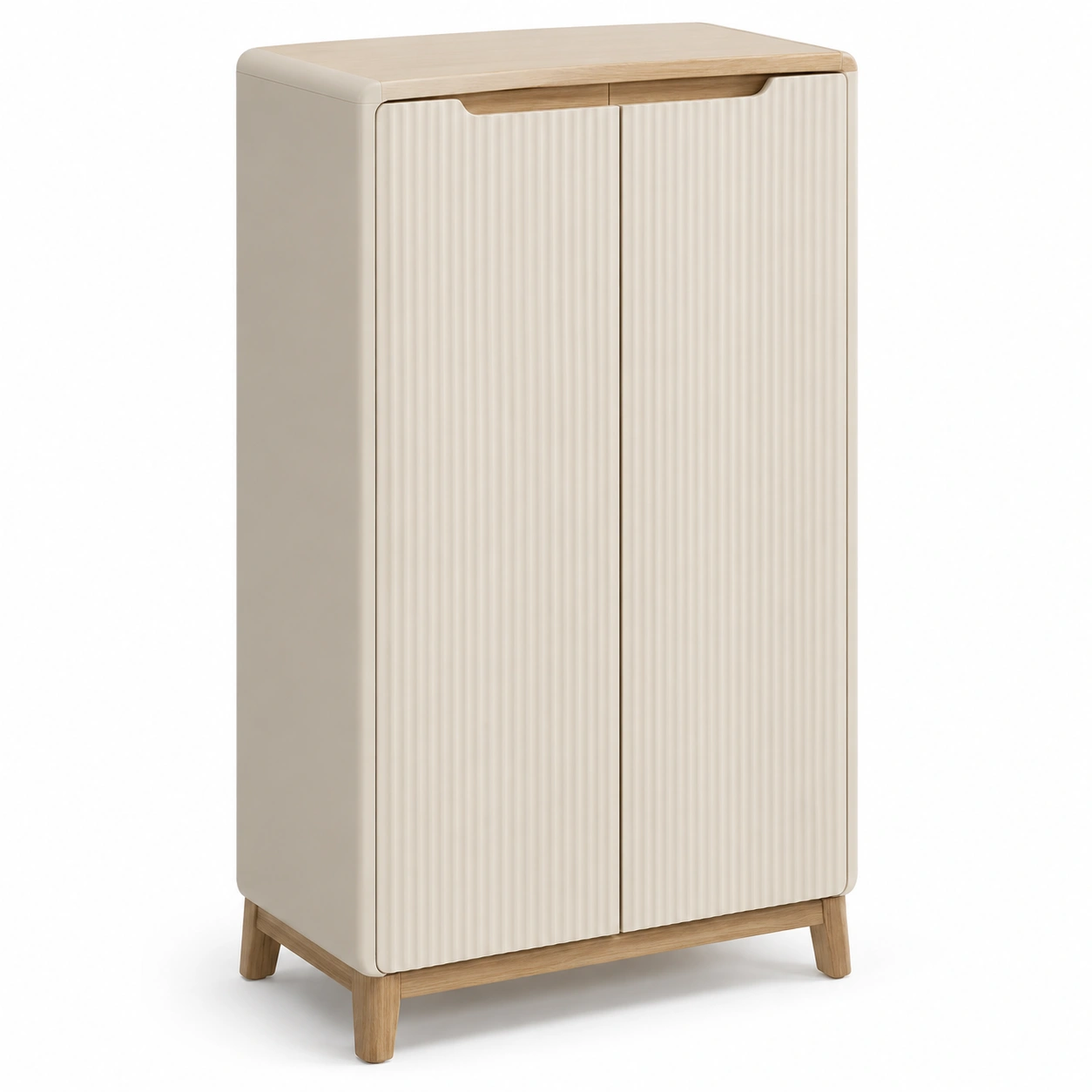 Zapatero compacto de dos puertas-Wohnmere