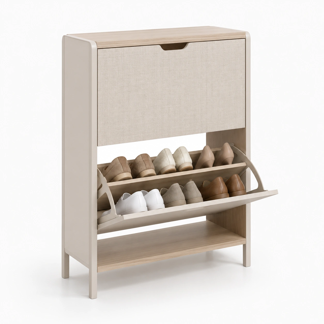Zapatero abatible con compartimentos-Wohnmere