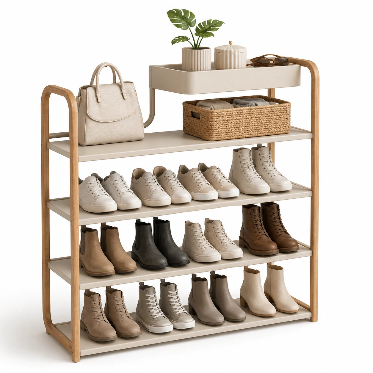 Estanteria para zapatos de varios niveles-Wohnmere