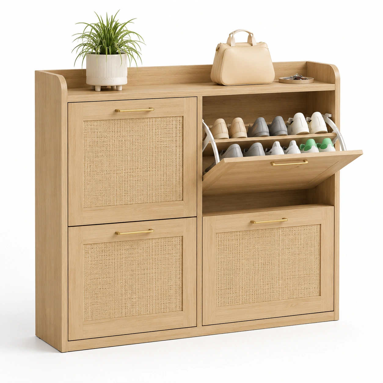 Zapatero con compartimentos abatibles-Wohnmere