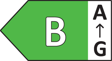 Dit is een afbeelding van het energie-efficiëntielabel van het product.