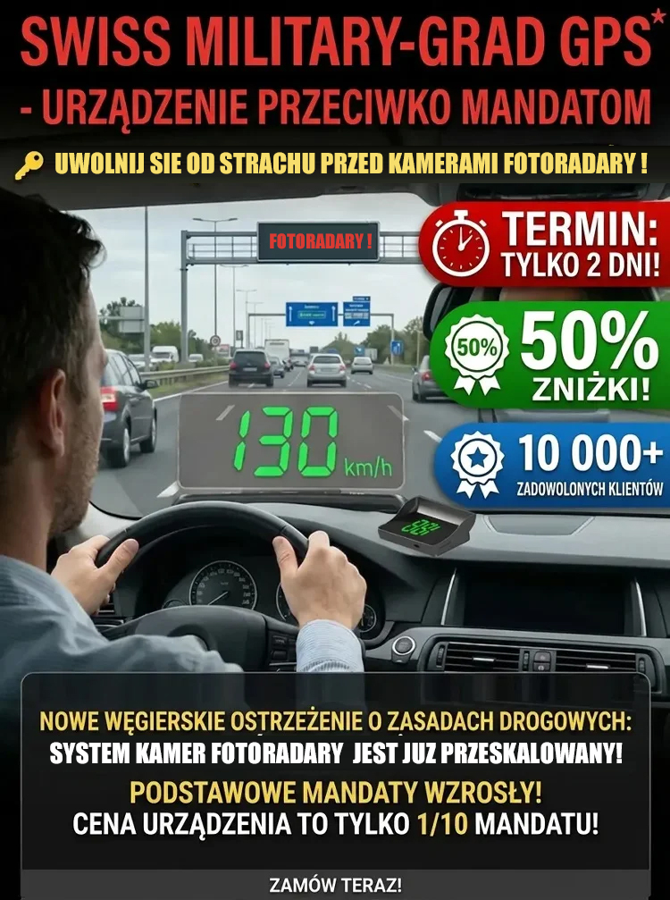 🚀 AKCJA -50%! Samochodowy Wyświetlacz Prędkości GPS HUD na Szybę | Bezpieczeństwo i Brak Mandatów!