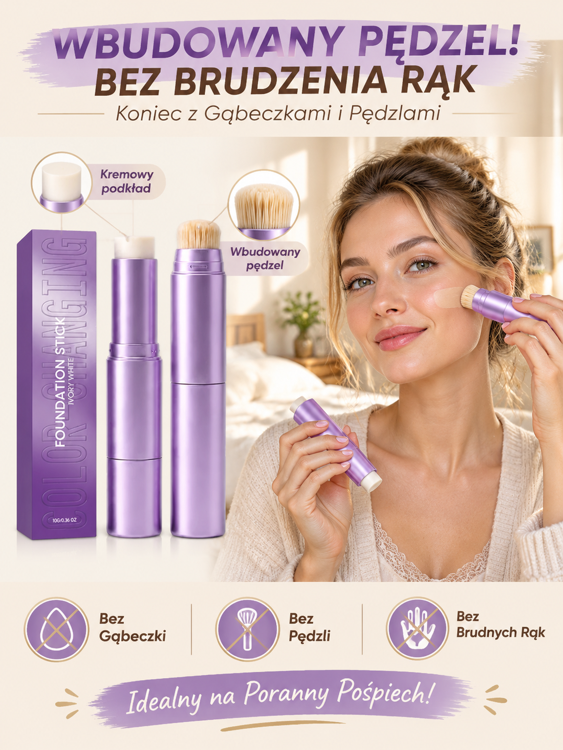 ✨ Rewolucja makijażu w 30 sekund – Idealna cera bez wysiłku! ✨
