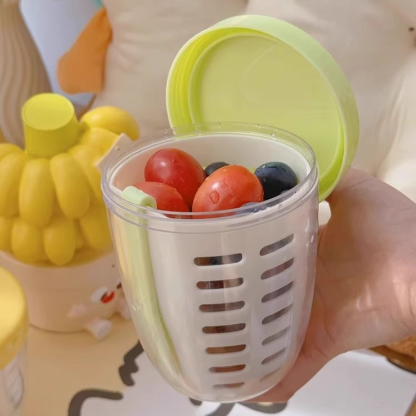 Portowana plastikowa pojemnica na owoce w standardzie żywnościowym