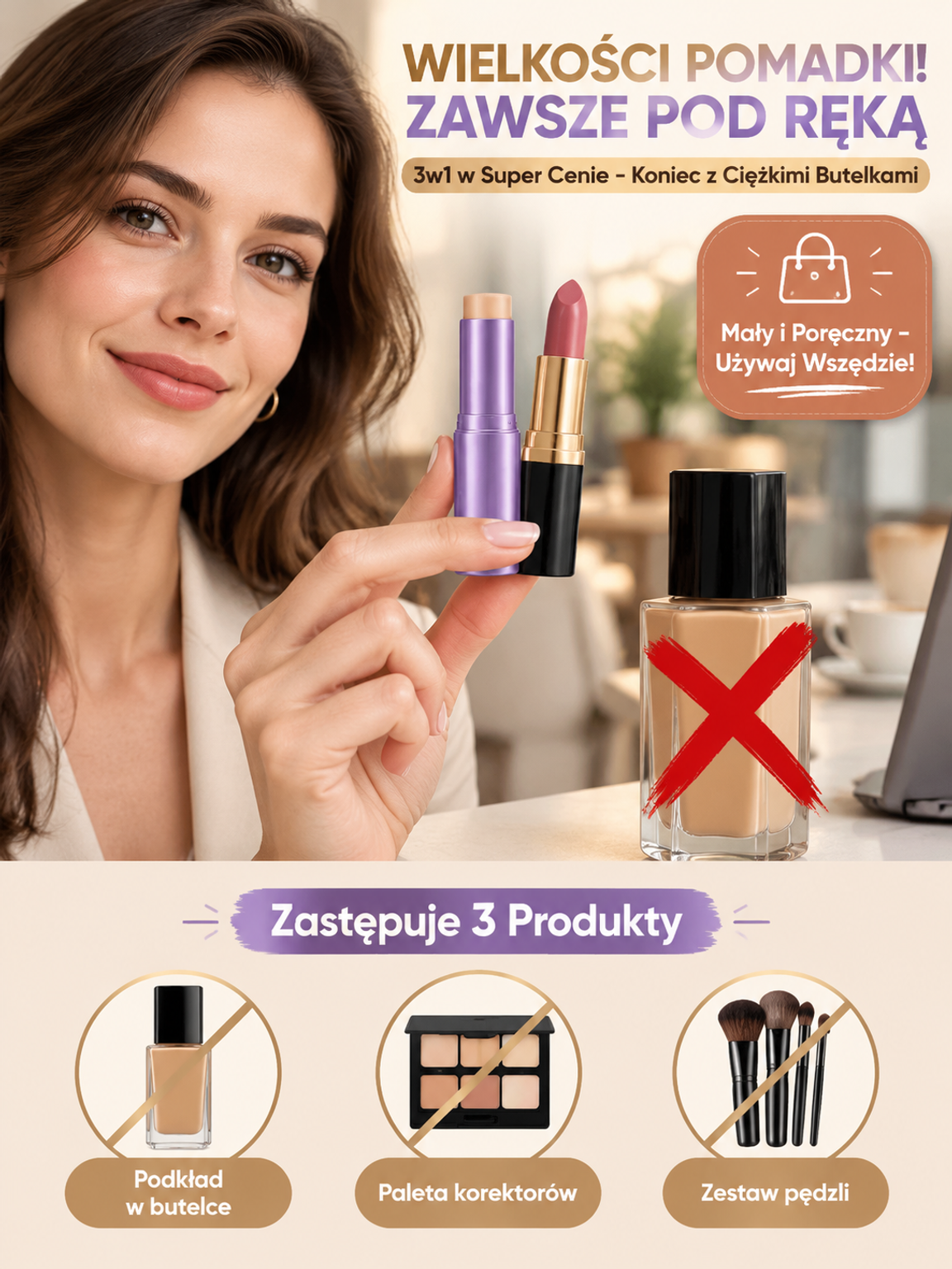 ✨ Rewolucja makijażu w 30 sekund – Idealna cera bez wysiłku! ✨