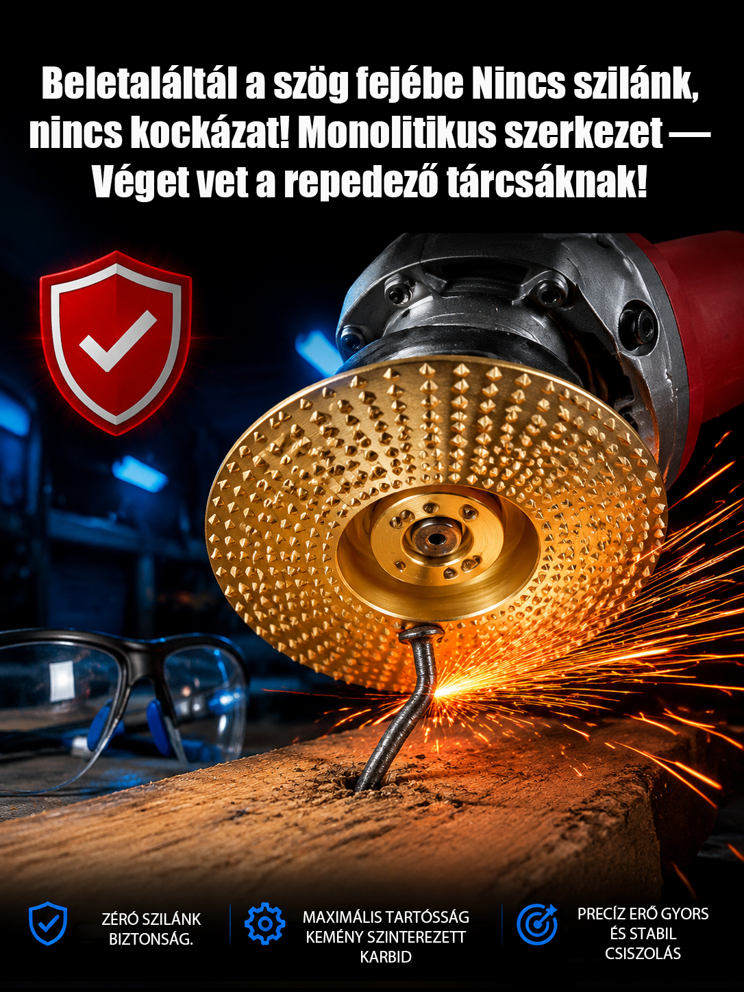 🔥[50% Akció] Kopásálló Német Flex Tárcsa - Gyors Vésés és Csiszolás🛠️