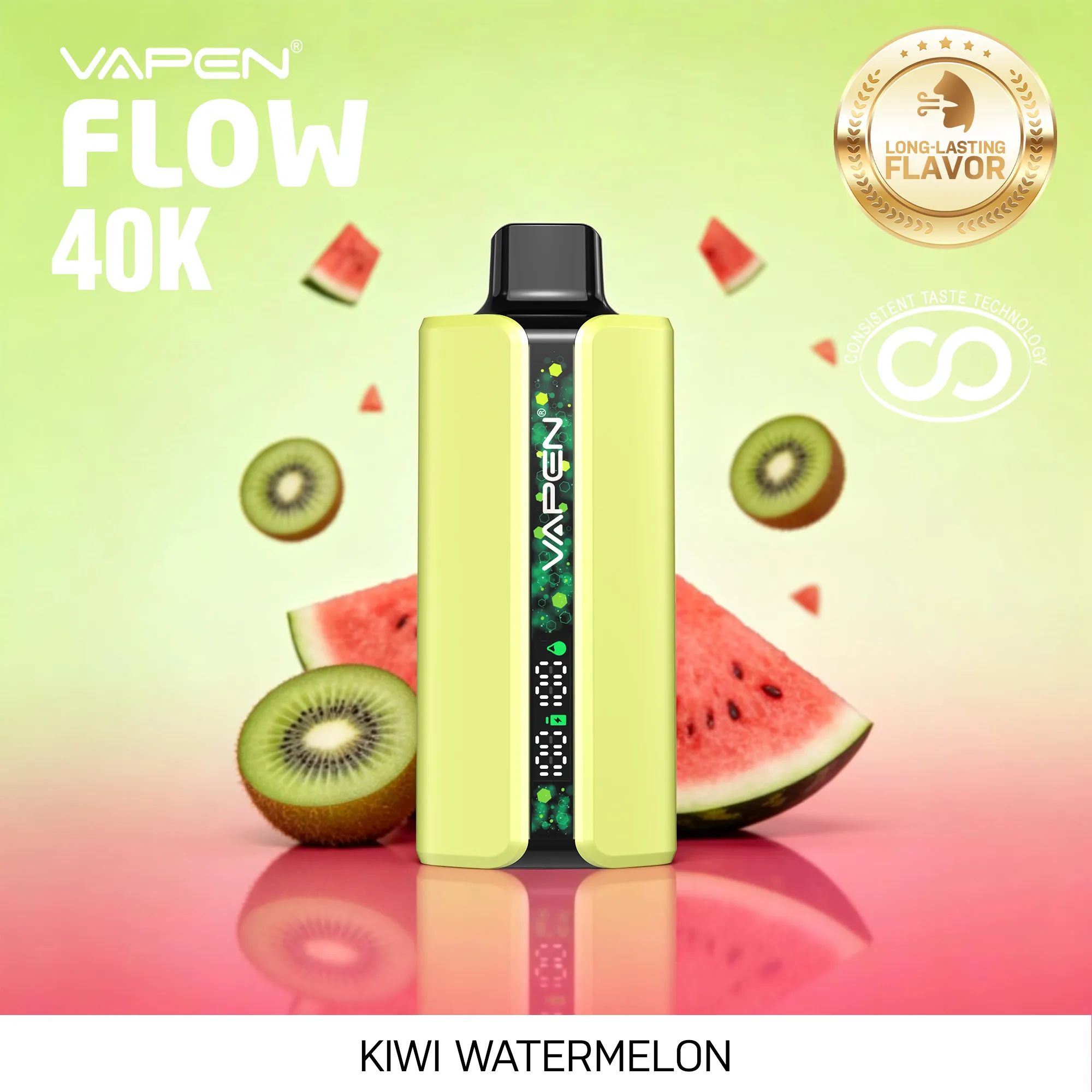 VAPEN FLOW 40000 Puffs - Kiwi arbuz