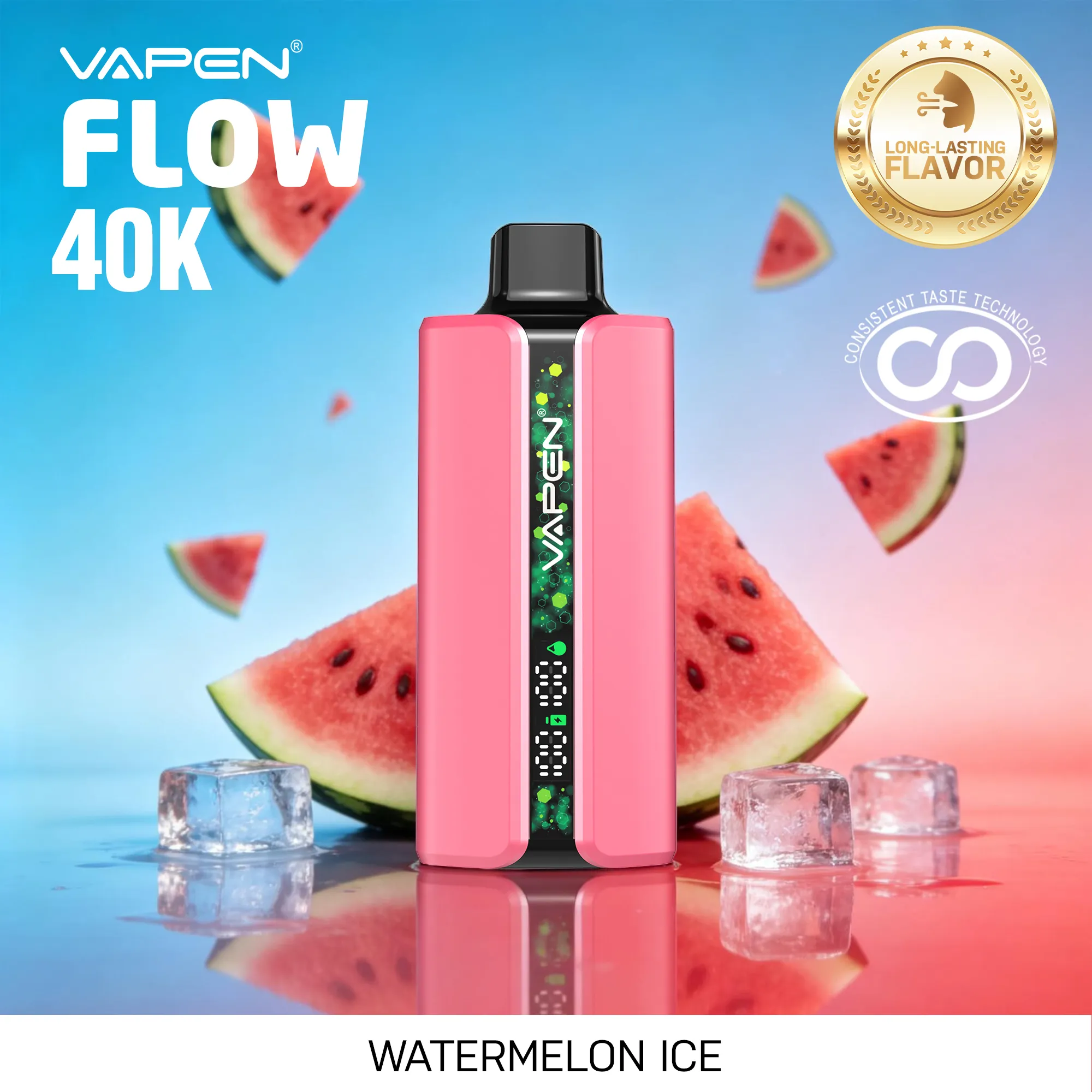 VAPEN FLOW 40000 Puffs - Arbuzowy Lód