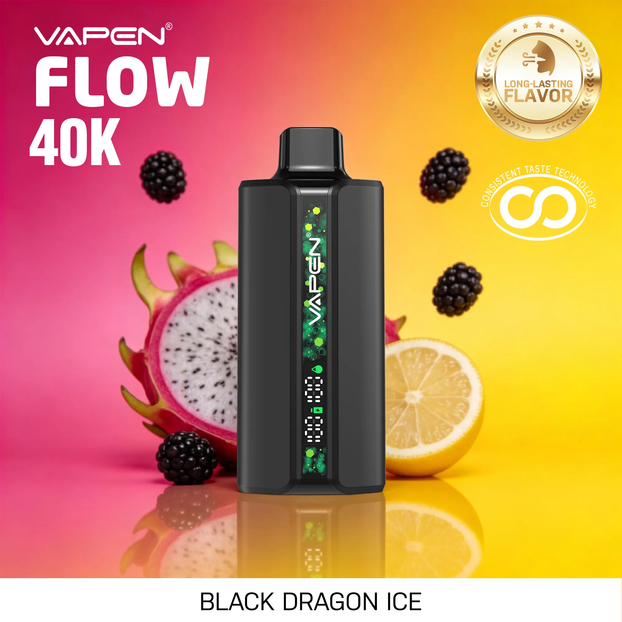 VAPEN FLOW 40000 Puffs - Black Dragon Ice