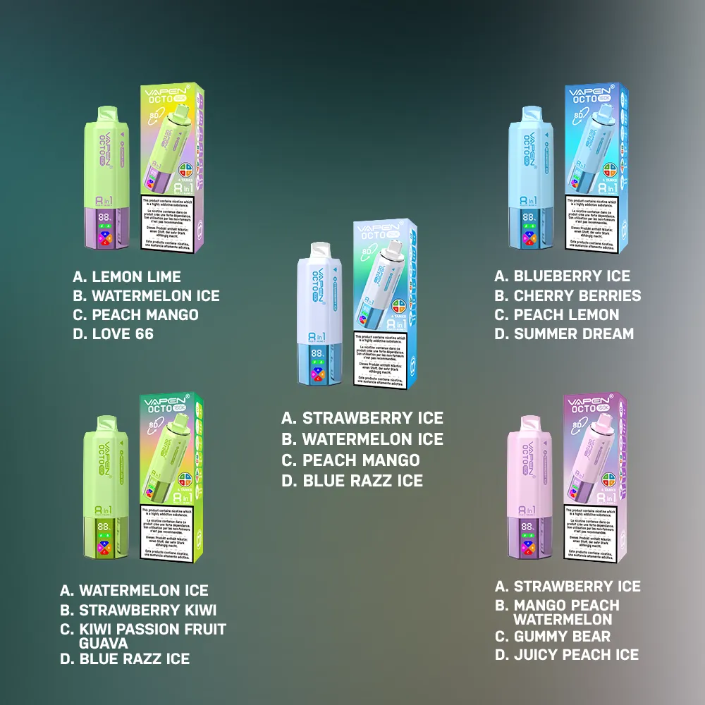 VAPEN OCTO 160000 Puffs - Wybór smaku