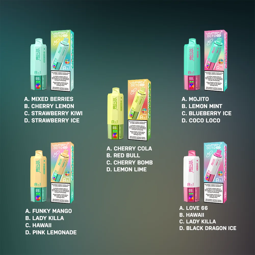 VAPEN OCTO 160000 Puffs - Wybór smaku