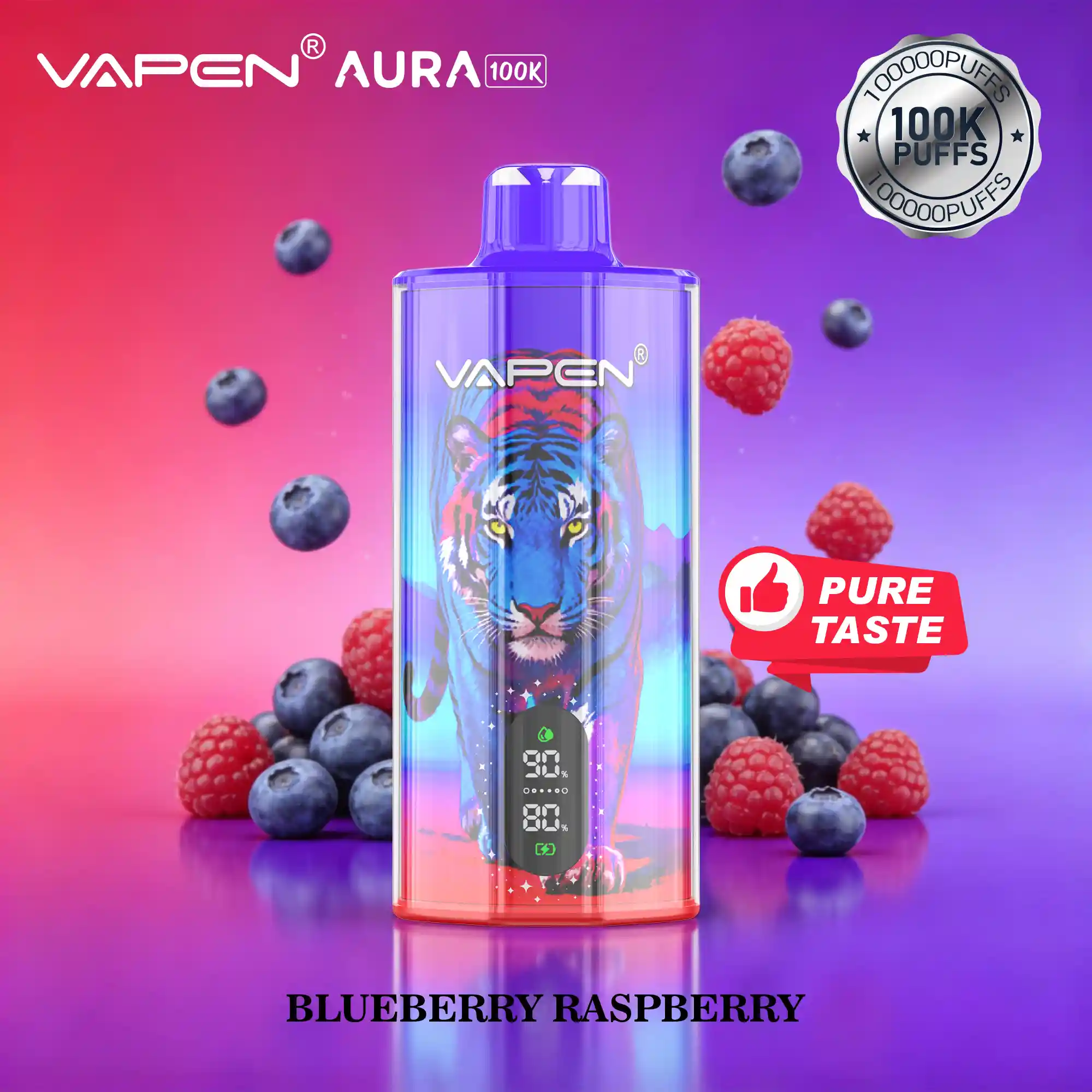 VAPEN AURA 100K - Jagoda Malina