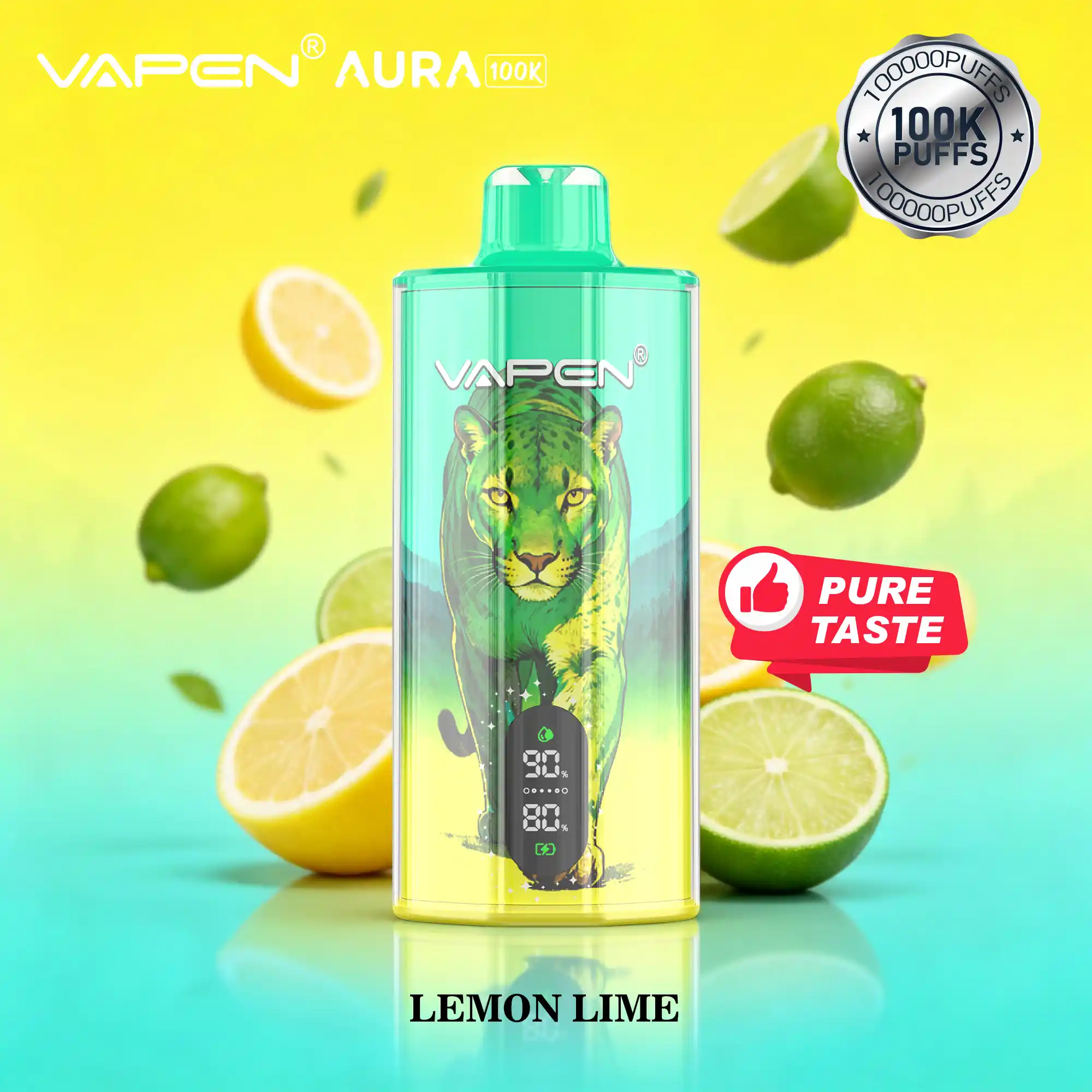 VAPEN AURA 100K - Cytryna Limonka