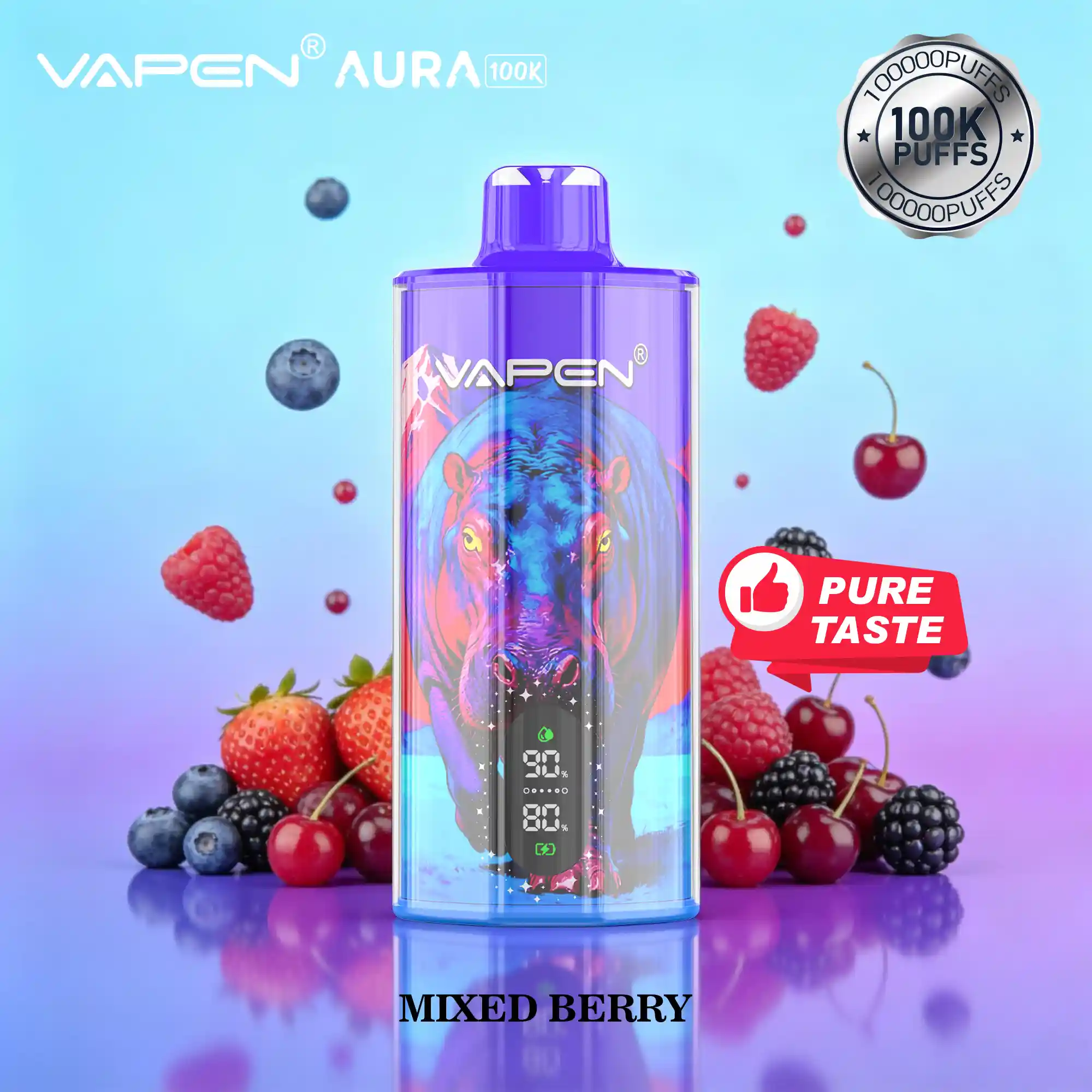 VAPEN AURA 100K - Owoce leśne