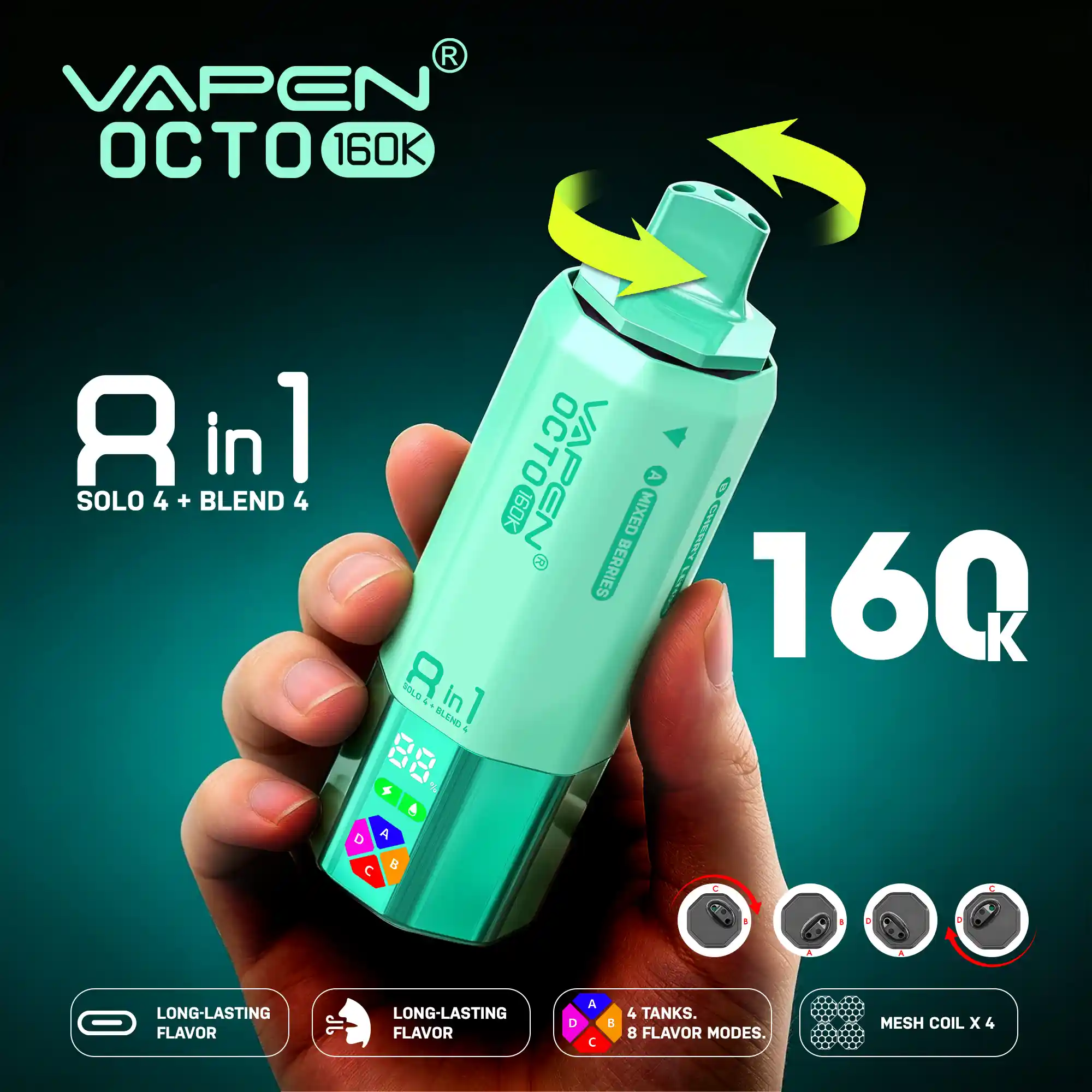 VAPEN OCTO 160K 8 in 1