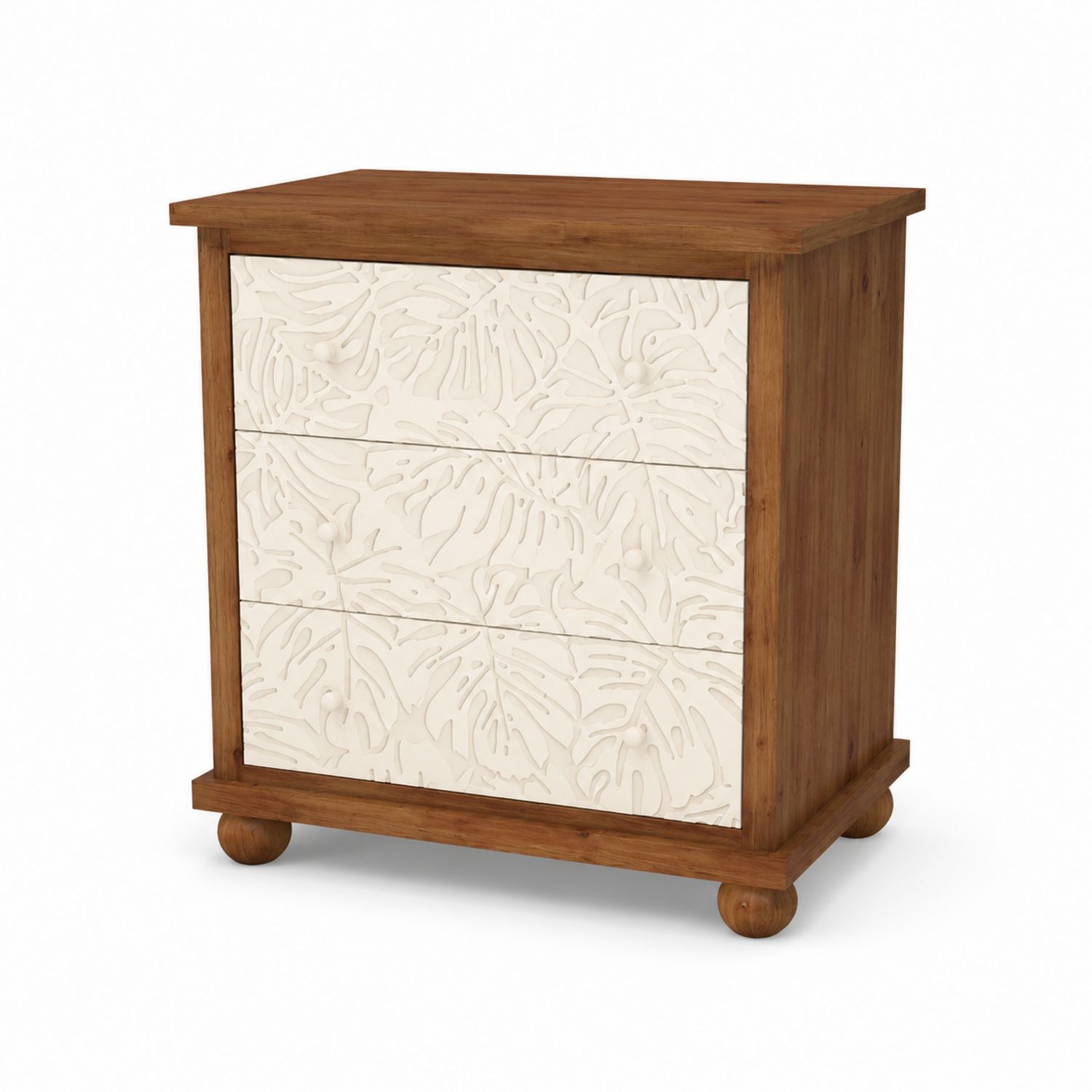 Cassettiera in Legno e MDF Inciso