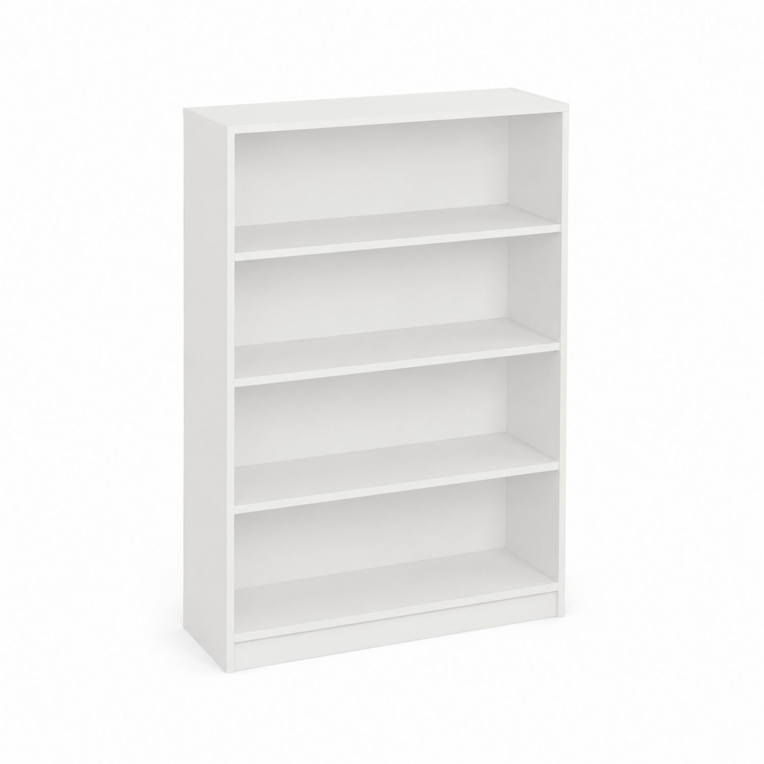 Scaffale libreria 4 ripiani in MDF Bianco