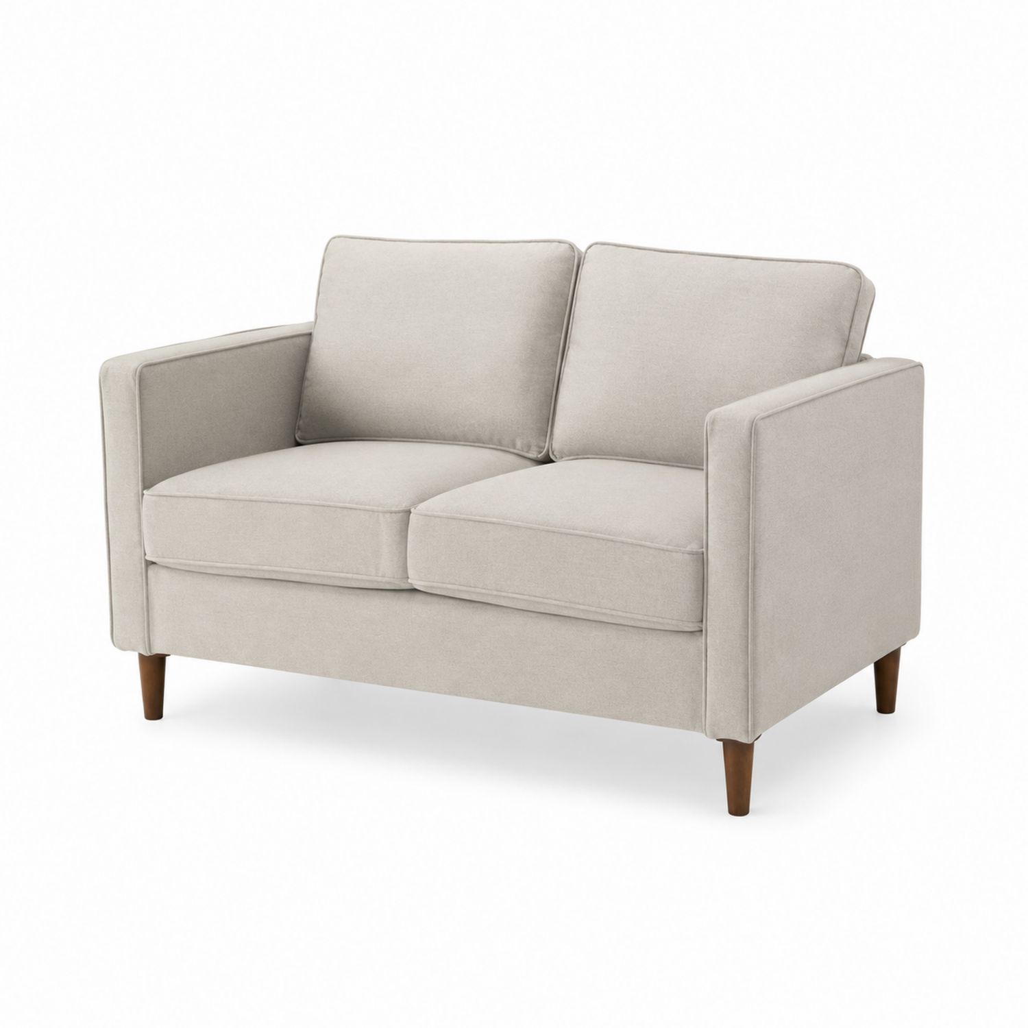 Sofá de 2 plazas de tela Beige 150 cm