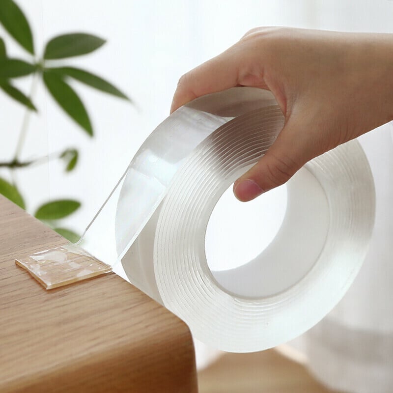 Heavy Duty Nano Double Sided Adhesive Tape, Clear Mounting Tape Picture Hanging Adhesive Strips.