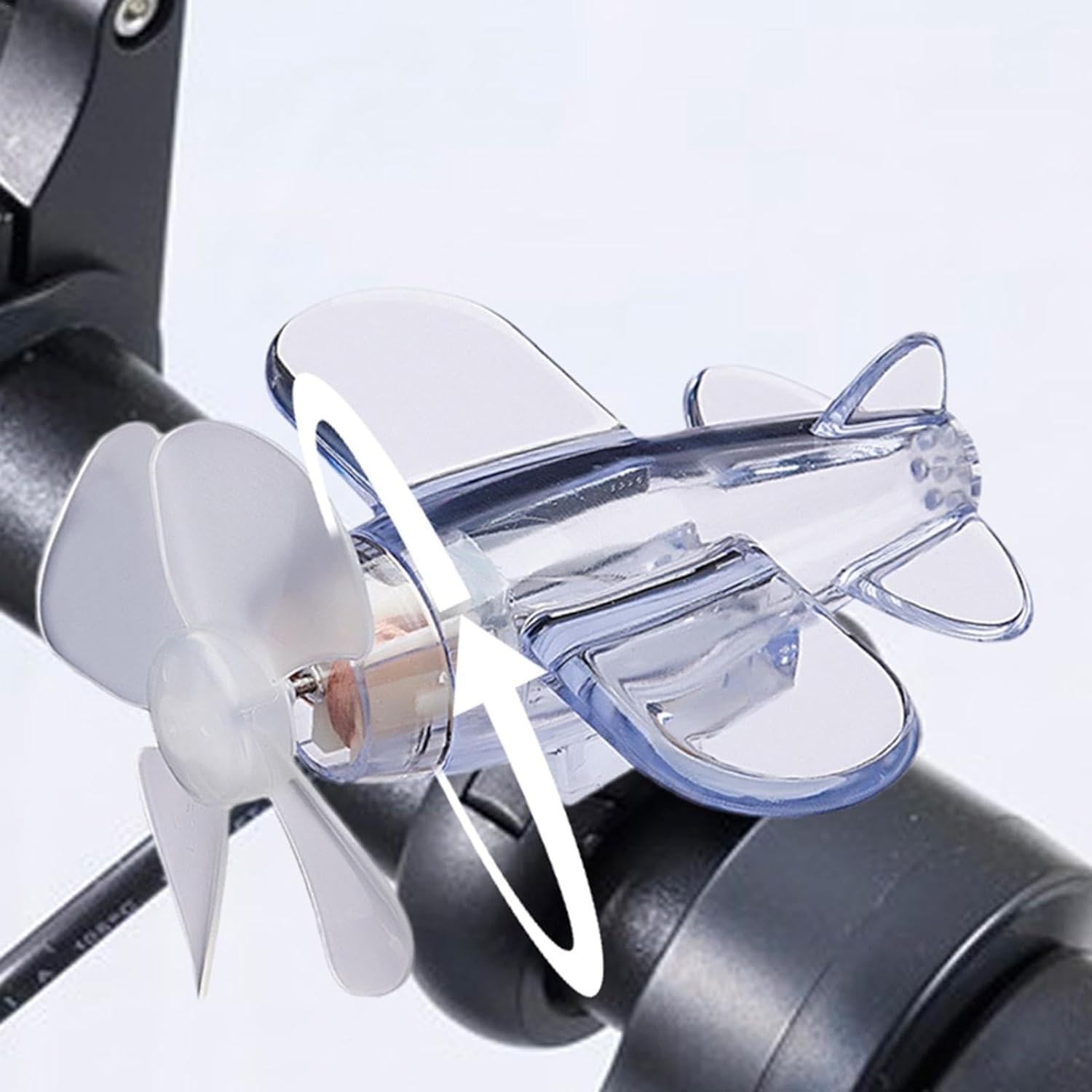 Wind-Powered LED Airplane Propeller