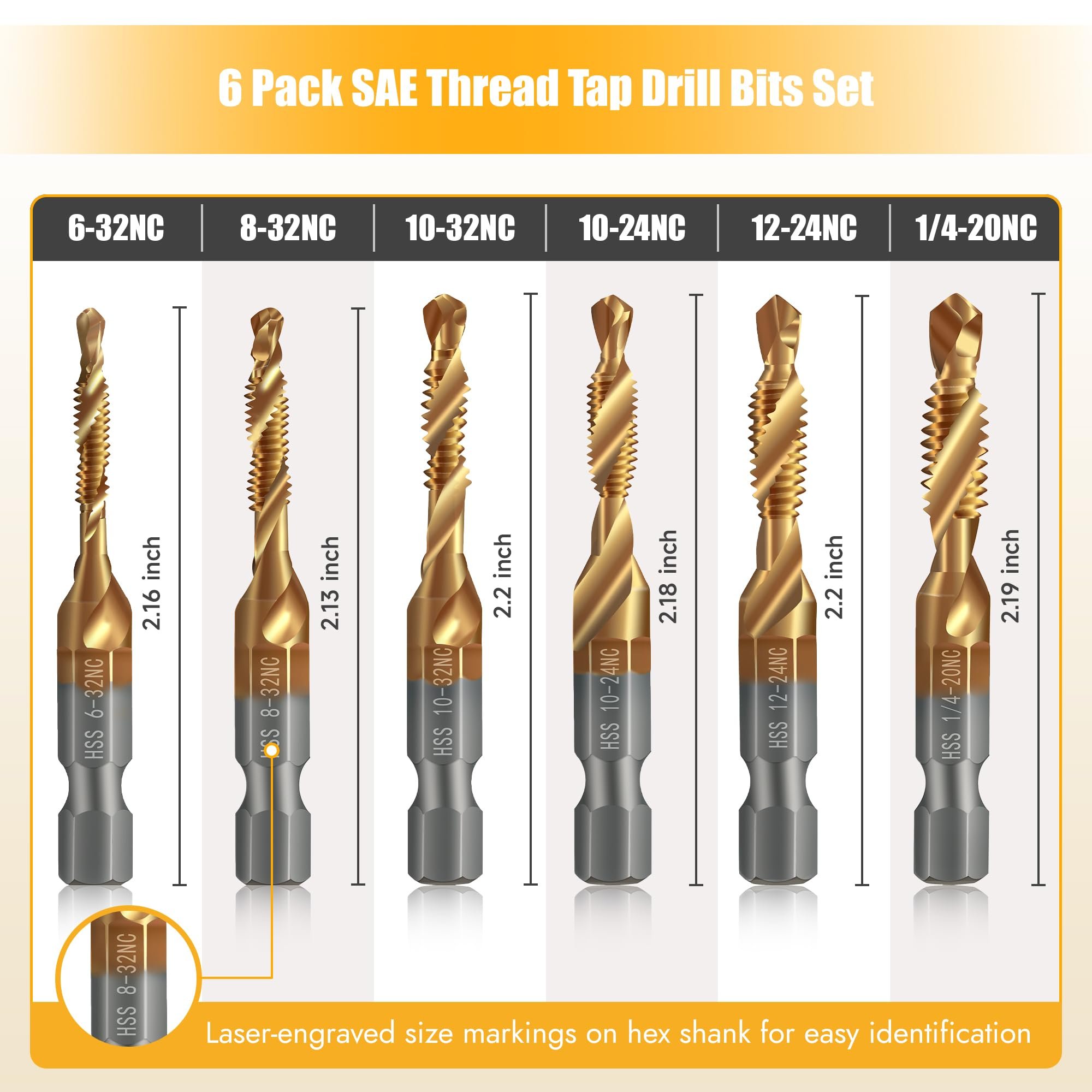 M3-M10 Tap Drill Bit Set