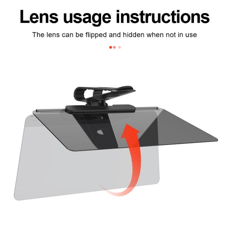 Universal Car Sun Visor With Polarized Glare Protection