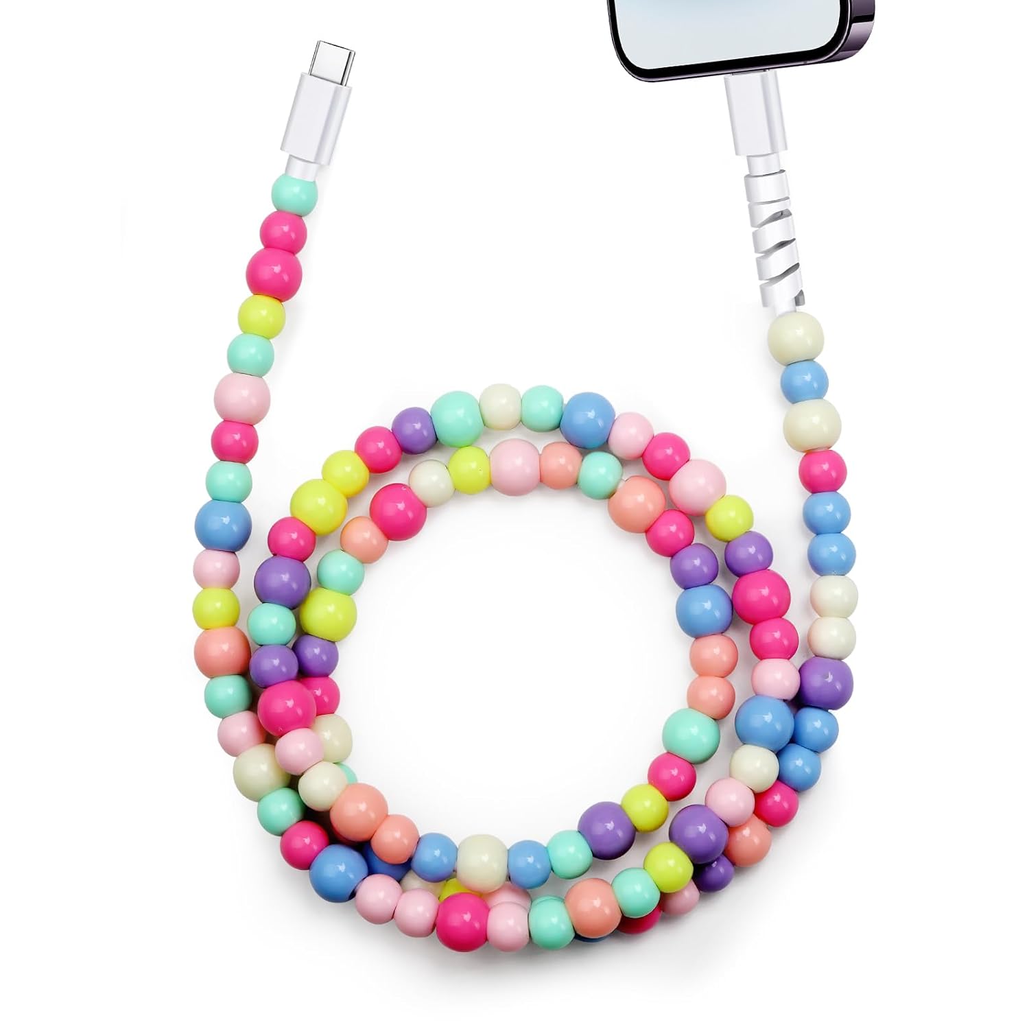 Colorful charger cable