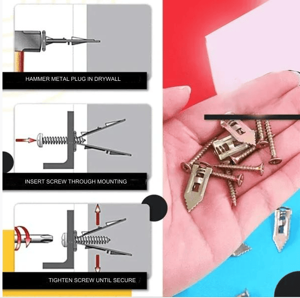 Self-drilling expansion screws