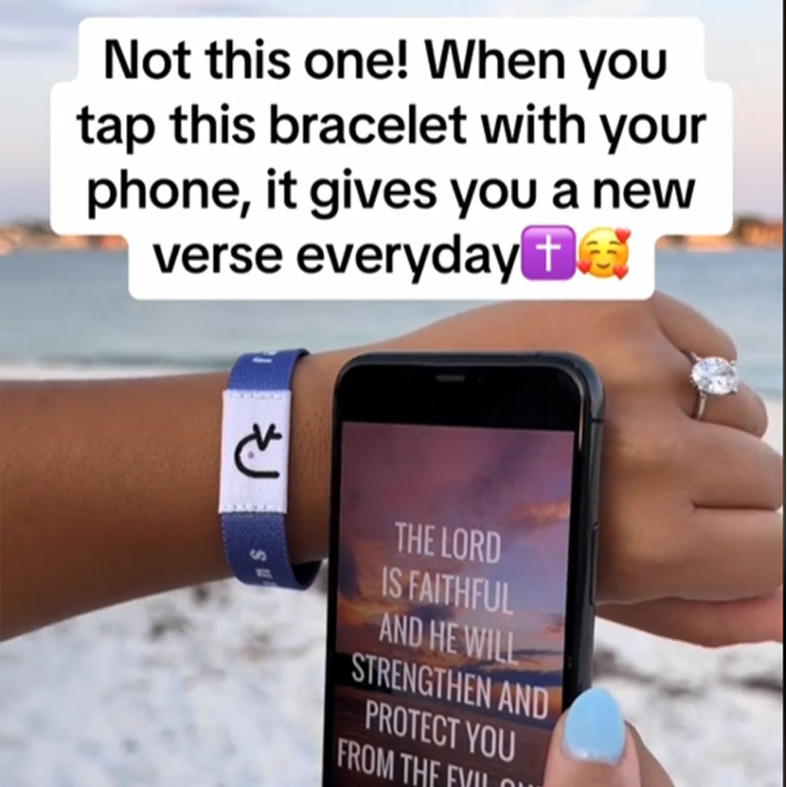 NFC-Enabled Scripture Bracelet – Faith on Your Wrist