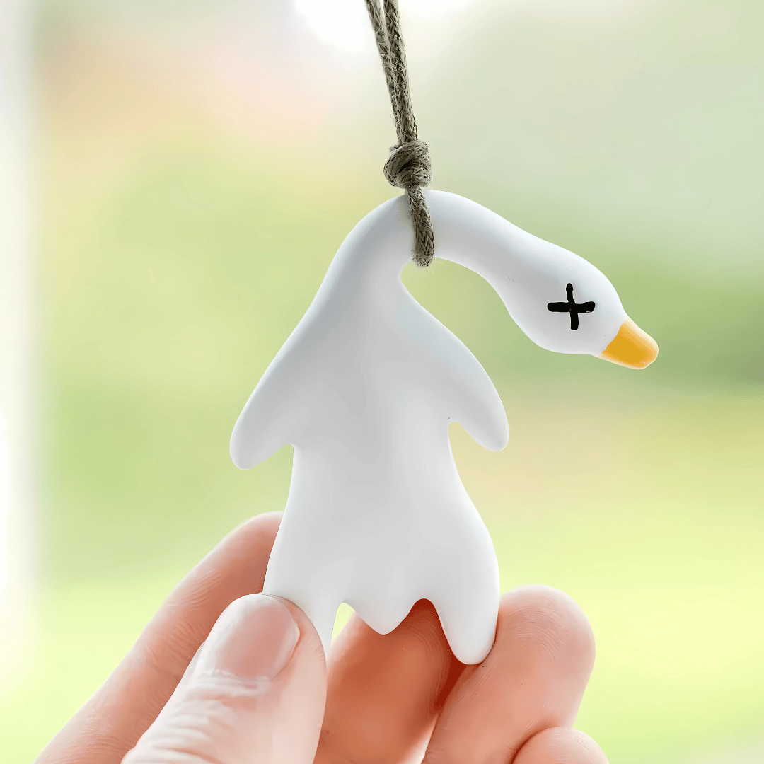 UV Color-Changing Roast Duck Keychain