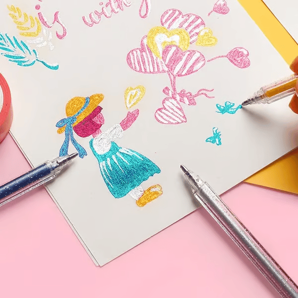 Glitter Gel Pen Set