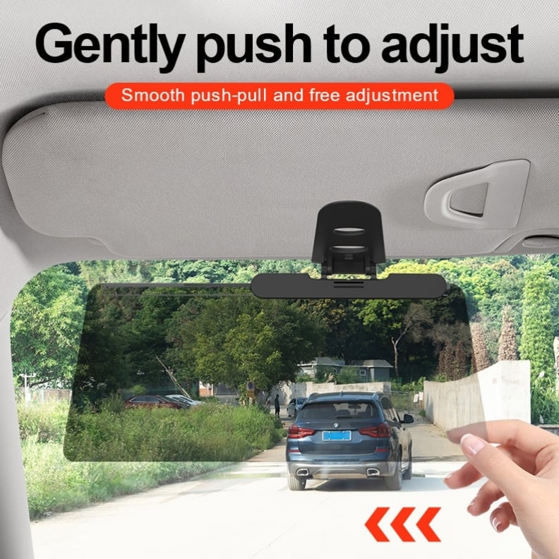 Universal Car Sun Visor With Polarized Glare Protection