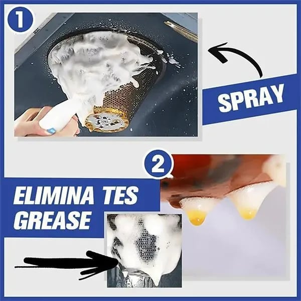 HIGHLY EFFECTIVE OIL BREAKDOWN FOAMING SPRAY