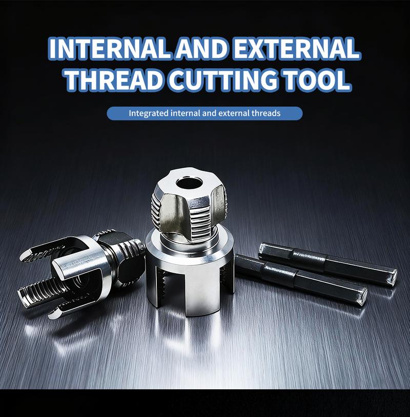 SOPAMI Pipe Tapping and Threading Tool | Dual-Specification Compatible. Wear-Resistant and Durable. Maximizing Efficiency in Pipe Installation and Repair!