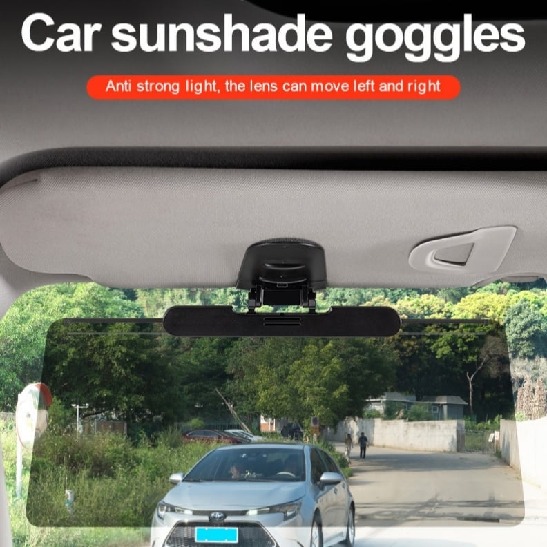 Universal Car Sun Visor With Polarized Glare Protection