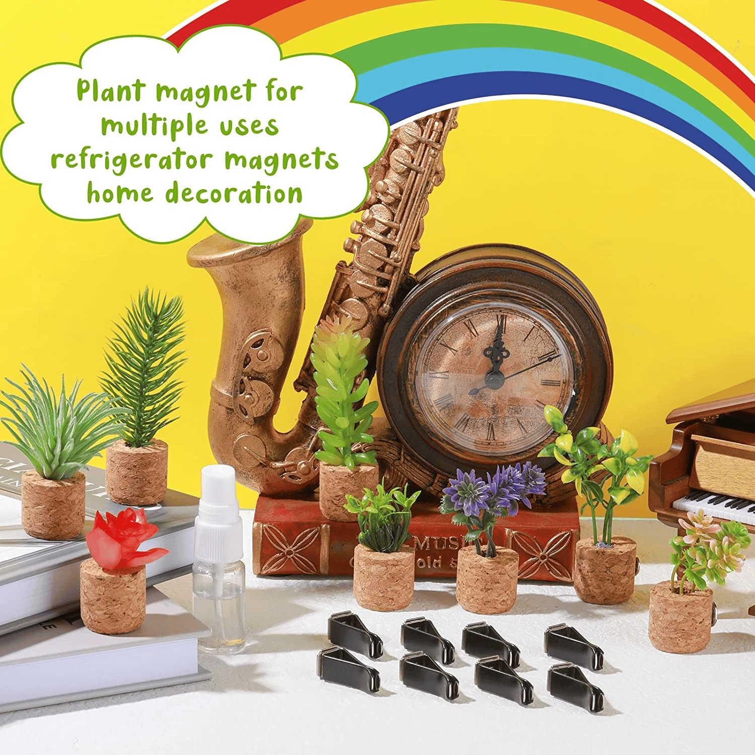 3D Plants Shape Car Perfume Clip