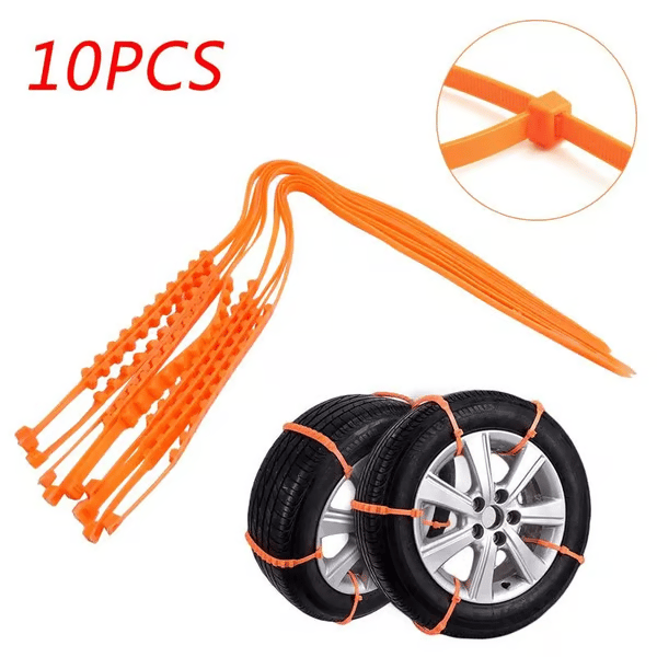 Universal Reusable Anti-skid Nylon Tire Chains