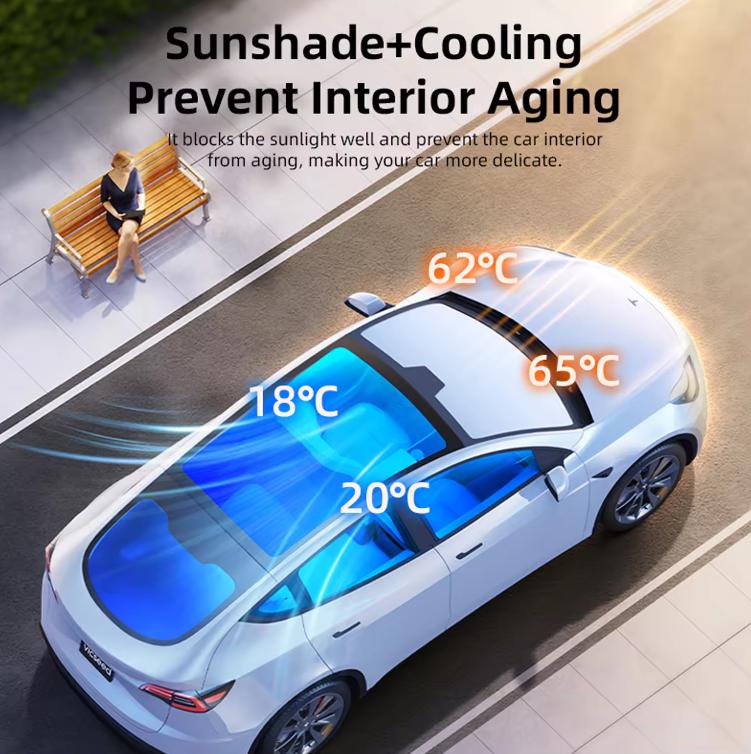 New Automatic Retractable Car Sunshade