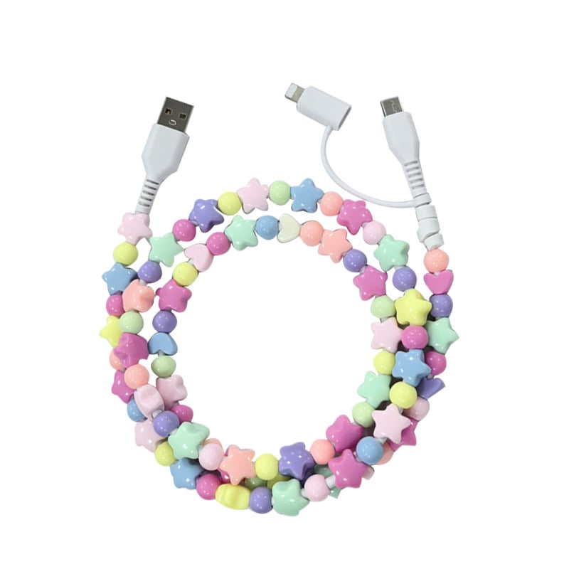 Colorful charger cable