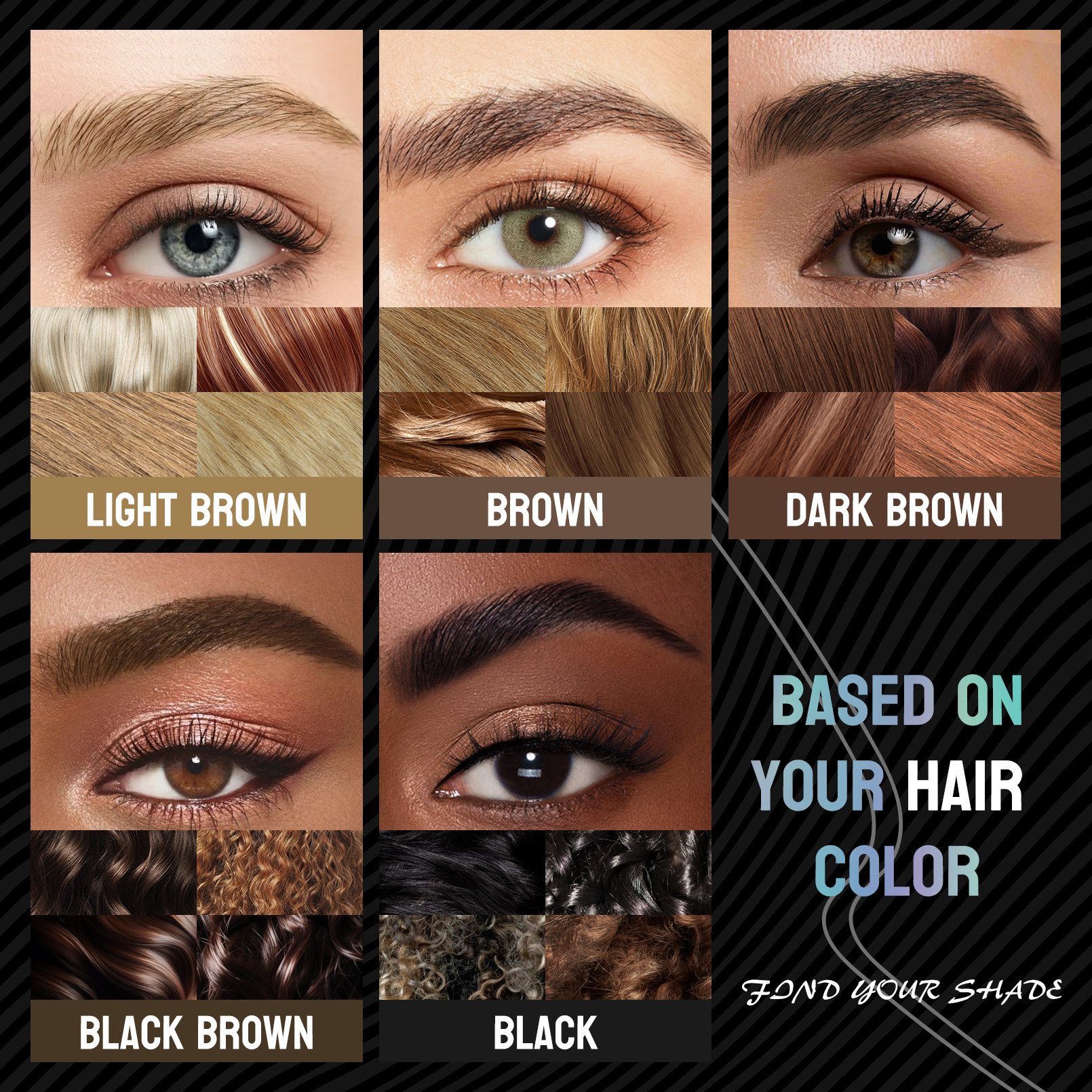 2-in-1 Waterproof Eyebrow Pen