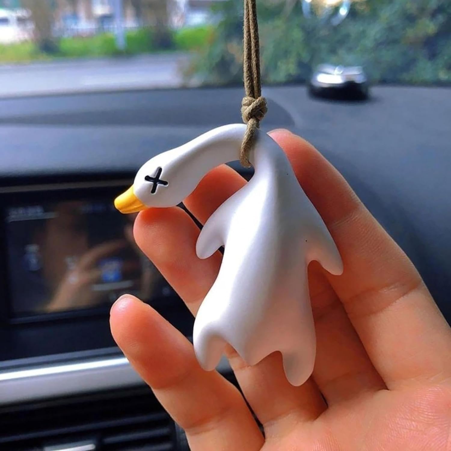 UV Color-Changing Roast Duck Keychain