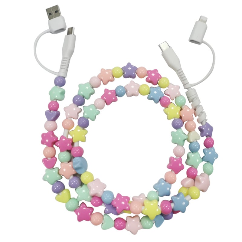 Colorful charger cable