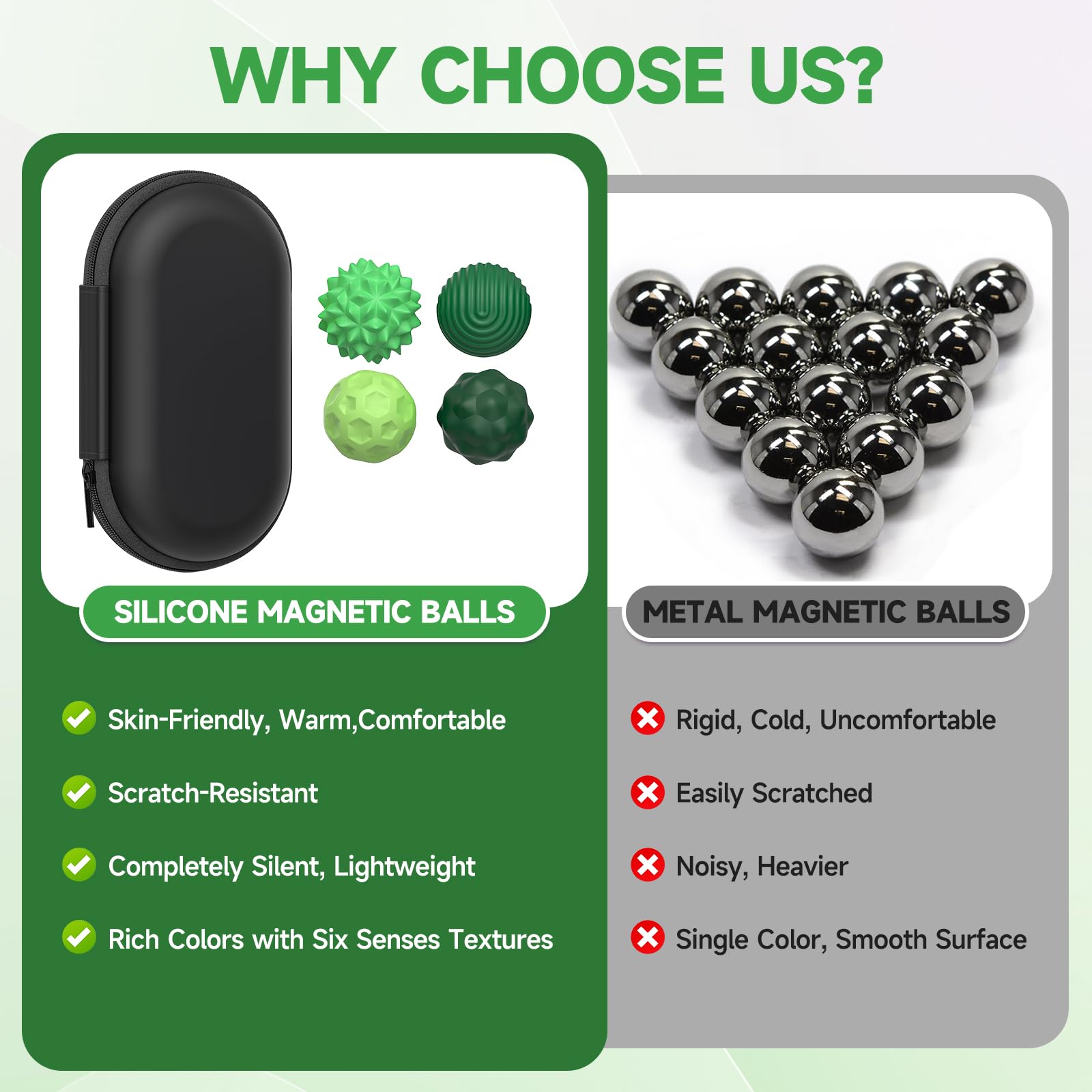 Magnetic Sensory Fidget Ball Toy