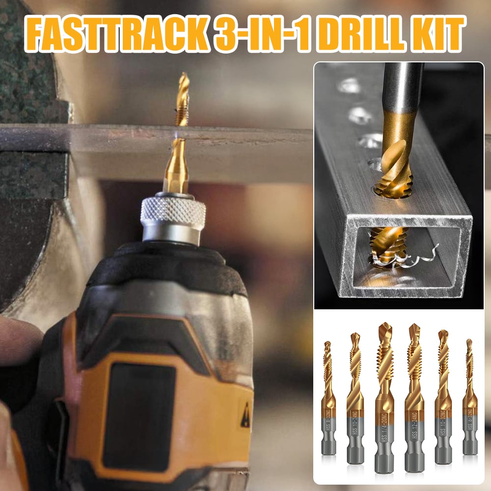 M3-M10 Tap Drill Bit Set